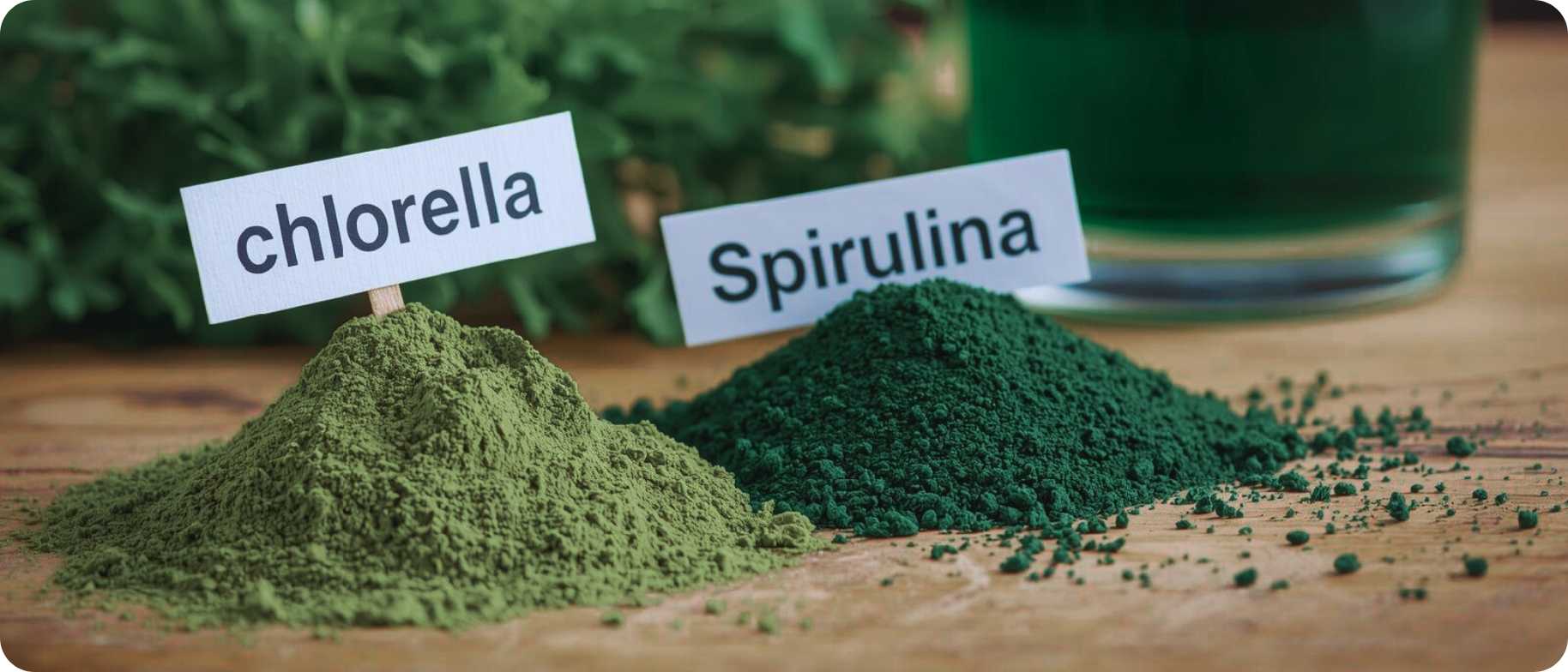 spirulina chlorella